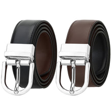 Load image into Gallery viewer, Falari Women Reversible Genuine Leather Belt