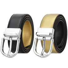 Load image into Gallery viewer, Falari Women Reversible Genuine Leather Belt