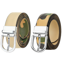 Load image into Gallery viewer, Falari Women Reversible Genuine Leather Belt