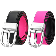 Load image into Gallery viewer, Falari Women Reversible Genuine Leather Belt