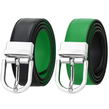 Load image into Gallery viewer, Falari Women Reversible Genuine Leather Belt