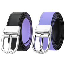Load image into Gallery viewer, Falari Women Reversible Genuine Leather Belt