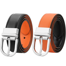 Load image into Gallery viewer, Falari Women Reversible Genuine Leather Belt