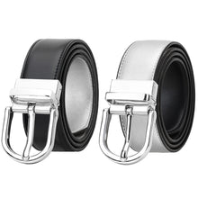 Load image into Gallery viewer, Falari Women Reversible Genuine Leather Belt