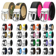 Load image into Gallery viewer, Falari Women Reversible Genuine Leather Belt