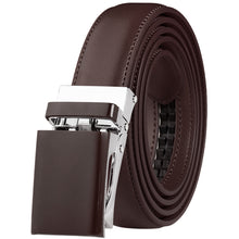 Load image into Gallery viewer, Automatic Ratchet Belt for Women Kids Boys and Girls Genuine Leather Belt - Trim to Fit