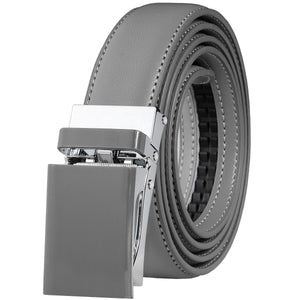 Automatic Ratchet Belt for Women Kids Boys and Girls Genuine Leather Belt - Trim to Fit