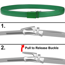 Load image into Gallery viewer, Automatic Ratchet Belt for Women Kids Boys and Girls Genuine Leather Belt - Trim to Fit