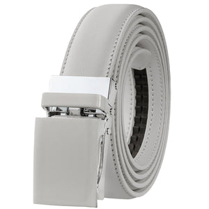 Automatic Ratchet Belt for Women Kids Boys and Girls Genuine Leather Belt - Trim to Fit