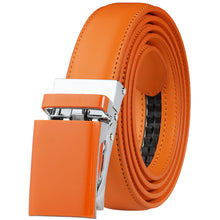 Load image into Gallery viewer, Automatic Ratchet Belt for Women Kids Boys and Girls Genuine Leather Belt - Trim to Fit