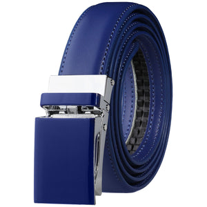 Automatic Ratchet Belt for Women Kids Boys and Girls Genuine Leather Belt - Trim to Fit