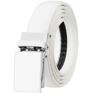 Automatic Ratchet Belt for Women Kids Boys and Girls Genuine Leather Belt - Trim to Fit