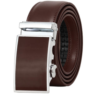 Falari Men Leather Ratchet Dress Belt