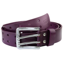 Load image into Gallery viewer, Men&#39;s Full Grain Leather Double Prong Belt