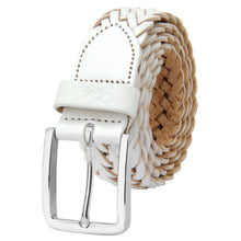 Load image into Gallery viewer, Men&#39;s Leather Braided Belt Stainless Steel Buckle 35mm 9007